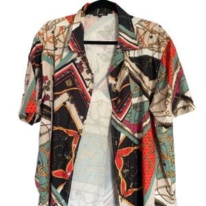 Fashion Nova Multicolor Shirt